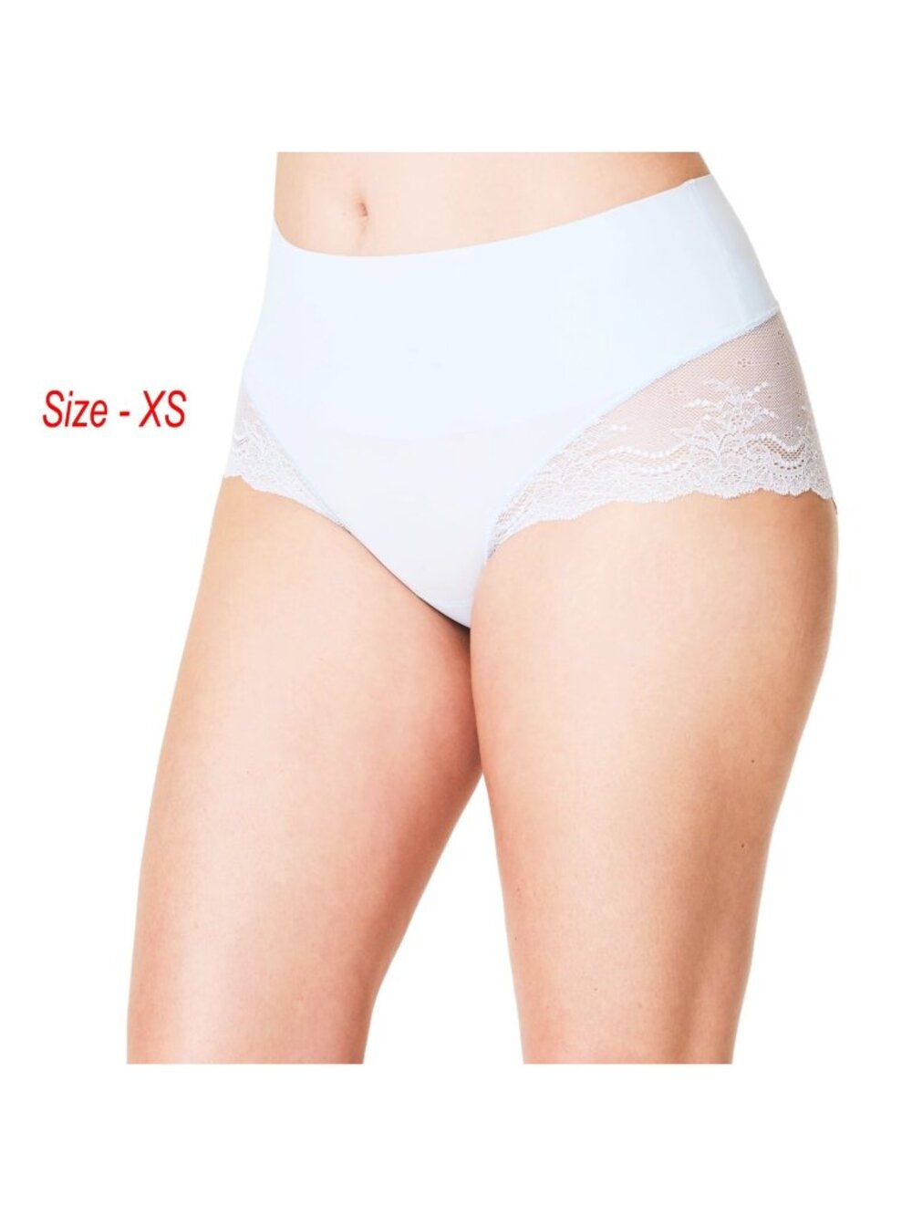 SPANX SP0515 Undie-Tectable Lace Hi-Hipster Panty Core Control Stellar Blue XS